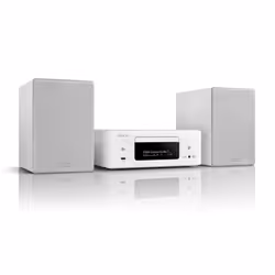 Denon CEOL N12DAB, Home audio mini system, White, 1 discs, 65 W, 2-way, DAB, DAB+, FM