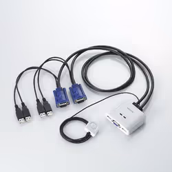 Elecom KVM-KUSN, 2048 x 1536 pixels, QXGA, 0.13 W, Multicolour