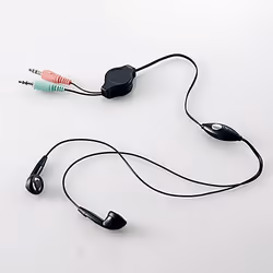 Elecom HS-EP14BK, Wired, Gaming, 20 - 20000 Hz, 23 g, Headset, Black