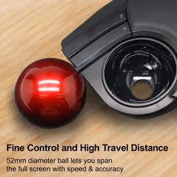 ELECOM HUGE Trackball  2.4GHz Wireless USB  Index Finger Control  Cust