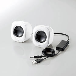 Elecom MS-P08UWH loudspeaker 2-way White Wired 4 W