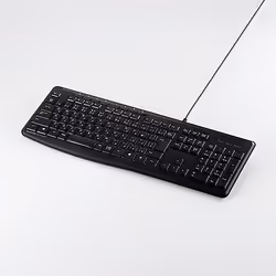 Elecom TK-FCM090SBK, Full-size (100%), Wired, USB, Membrane, Black