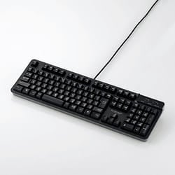 Elecom TK-FCM094HBK keyboard Home USB Japanese Black