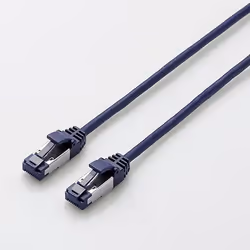 Elecom LD-OCTST/BM100, 10 m, Cat8, RJ-45, RJ-45, Blue