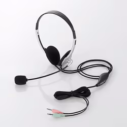 Elecom HS-HP22SV, Wired, 20 - 20000 Hz, Gaming, 68 g, Headset, Black, Silver
