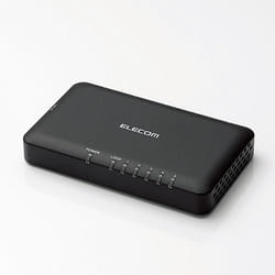 Elecom EHC-G05PA-SB network switch Black