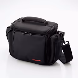 Elecom ZSB-SDG013BK, Shoulder case, Black, Polyester, Polyurethane, Zipper, 270 mm, 130 mm