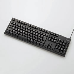 Elecom TK-FCM062 keyboard Office USB Japanese Black