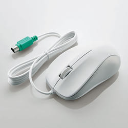 Elecom M-K6P2RRS mouse Office Ambidextrous PS/2 Optical 1000 DPI