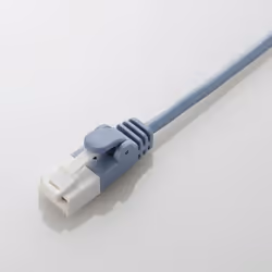 Elecom LD-GPST/BU200, 20 m, Cat6, RJ-45, RJ-45, Blue