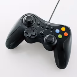 Elecom JC-U3613M, Gamepad, PC, Xbox 360, Back button, Clear memory button, D-pad, Start button, Analogue / Digital, Wired, US ...