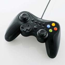 Elecom JC-U3613M Black USB Gamepad Analogue / Digital PC, Xbox 360
