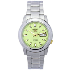 Seiko 5 Stainless Steel Green Dial Automatic SNKK19 SNKK19J1 SNKK19J Men's Watch