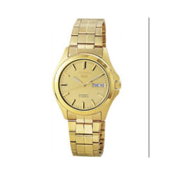 Seiko 5 Automatic Full Gold PVD Stainless Steel Men's Watch SNKK98K1