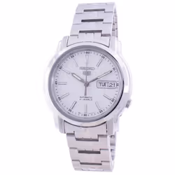 Seiko 5 Automatic White Dial SNKL75 SNKL75K1 SNKL75K Men's Watch