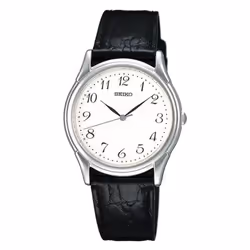 Seiko Men's SBTB005 (SPIRIT Spirit Standard Men's Type) Round Watch Black Stainless Analog