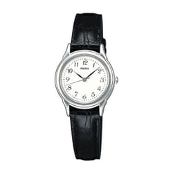 Seiko Women's STTC005 (SPIRIT Spirit Standard Women's Type) Round Watch Black Stainless Analog