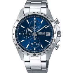 Seiko Men's SBTR023 (Spirit) Round Watch Silver Stainless multi-hand Analog