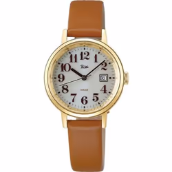 Seiko Women's AKQD402 (Riki Women's Leather Band) Round Watch Analog