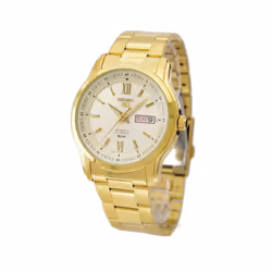 Seiko 5 Automatic Gold Tone Dial SNKP20 SNKP20K1 SNKP20K Men's