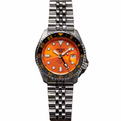 Seiko 5 Sports SSK005K1 SKX GMT Mikan Orange Automatic Men's Watch