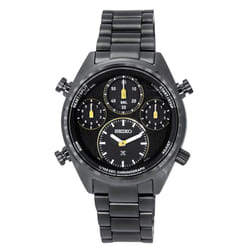 Seiko Prospex Speedtimer Limited Edition Chronograph Stainless Steel Black Dial Solar SFJ007P1 100M Men's Watch