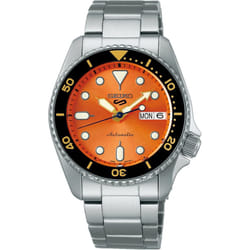 Seiko 5 Sports SRPK35K1 SKX Midi Reissue Orange Dial Automatic Men's Watch