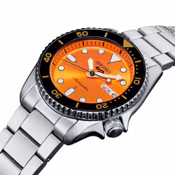 Seiko 5 Sports SRPK35K1 SKX Midi Reissue Orange Dial Automatic Men's Watch