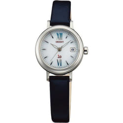 ORIENT Women's WI0081WG (iO Solar Women's) Round Watch Navy Stainless Analog