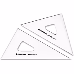 Staedtler 964 15 Triangular Ruler Drafting Set Mars 5.9 inches (15 cm)