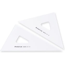 Staedtler 964 18 Triangular Ruler Drawing Set Mars 7.1 inches (18 cm)