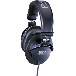 Roland RH-200, Wired, Music, 20 - 20000 Hz, 200 g, Headphones, Black