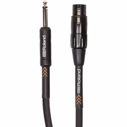 Roland RMC-B20-HIZ, 6.35mm, Male, XLR, Female, 6 m, Black