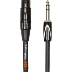 Roland RCC-10-TRXF audio cable 3 m 6.35mm TRS XLR Black
