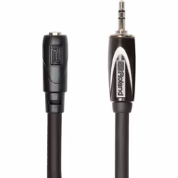Roland RHC-25-3535, 3.5mm, Male, 3.5mm, Female, 7.5 m, Black