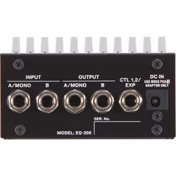 BOSS EQ-200 audio equalizer Graphic equalizer - Additional view 4