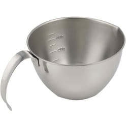 Shimomura Kihan 39783 Tsubamesanjo Bowl  Firm Grip  Prep  Stainless Steel  Scale Spout and Handle  Made in Japan