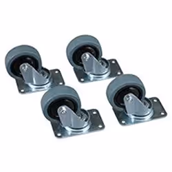 Yamaha SPW-1, 4 pc(s), Black, Metal, Rubber, ce