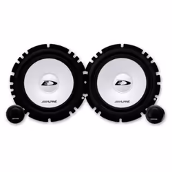 Alpine SXE-1750S, 2-way, 280 W, 45 W, 90 dB, 60 - 20000 Hz, 16.5 cm