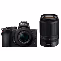 Nikon Z 50 + 16-50mm+ 50-250mm MILC 20.9 MP CMOS 5568 x 3712 pixels Black