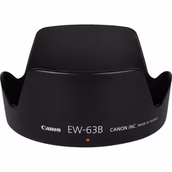 Canon EW-63B Lens Hood, Plastic, Black