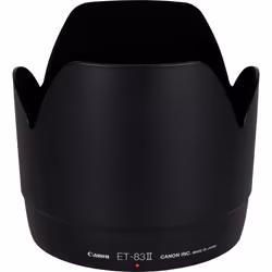 Canon ET-83 II Lens Hood, Round, Black