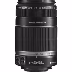 Canon EF-S 55-250mm f/4-5.6 IS, Telephoto lens, 12/10, 55 - 250 mm, Image stabilizer, Canon EF-S, Auto focus