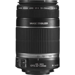 Canon EF-S 55-250mm f/4-5.6 IS SLR Telephoto lens Black