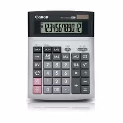 Canon WS1210 Hi II, Desktop, Display, 12 digits, Display tilting, Battery/Solar, Silver