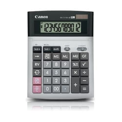 Canon WS1210 Hi II calculator Desktop Display Silver