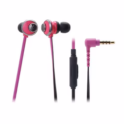 Audio-Technica ATH-CKF77IS, Wired, 20 - 23000 Hz, 2.5 g, Headphones, Pink