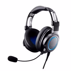 Audio-Technica ATH-G1, Wired, Gaming, 5 - 40000 Hz, Headset, Black, Blue