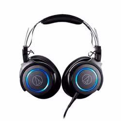 Audio-Technica ATH-G1 headphones/headset Wired Head-band Gaming Black, Blue
