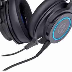 Audio-Technica ATH-G1 headphones/headset Wired Head-band Gaming Black, Blue - Additional view 7
